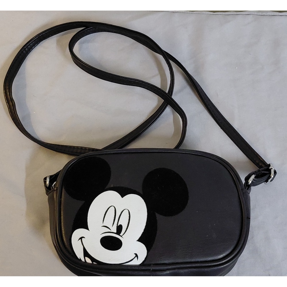 Disney H&M Divided Mickey Mouse Crossbody Bag Winking Face Camera Purse NWOT